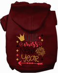 Load image into Gallery viewer, Little Miss New Year Pet Hoodie