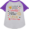 Load image into Gallery viewer, Little Miss New Year Pet Raglan Shirt