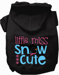 Load image into Gallery viewer, Little Miss Snow Cute Pet Hoodie