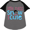 Load image into Gallery viewer, Little Miss Snow Cute Pet Raglan Shirt