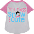 Load image into Gallery viewer, Little Miss Snow Cute Pet Raglan Shirt