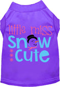 Load image into Gallery viewer, Little Miss Snow Cute Pet Shirt