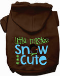 Load image into Gallery viewer, Little Mister Snow Cute Pet Hoodie
