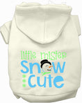 Load image into Gallery viewer, Little Mister Snow Cute Pet Hoodie