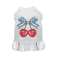 Load image into Gallery viewer, The “Cherry Jubilee Americana” Dress (Available in White & Red)