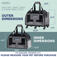 Load image into Gallery viewer, Luxury Lorry Pet Carrier with Removable Wheels and Telescopic Handle