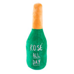 Woof Clicquot Rose' Champagne Bottle Plush Toy