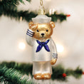 Load image into Gallery viewer, Navy Bear Ornament - Southlake Paws