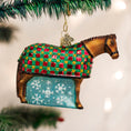 Load image into Gallery viewer, Snowflake Horse Ornament - Southlake Paws