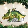 Load image into Gallery viewer, Triceratops Ornament - Southlake Paws