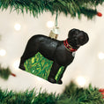 Load image into Gallery viewer, Standing Black Lab Ornament - Southlake Paws