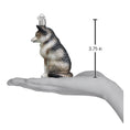 Load image into Gallery viewer, Sitting Wolf Ornament - Southlake Paws