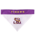 Load image into Gallery viewer, LSU Reversible Large/extra Large Dog Collar - Official College Pet Fan Gear