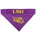 Load image into Gallery viewer, LSU Reversible Large/extra Large Dog Collar - Official College Pet Fan Gear