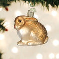 Load image into Gallery viewer, Tan Cottontail Bunny Ornament - Southlake Paws