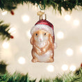 Load image into Gallery viewer, Standing Christmas Bunny Ornament - Southlake Paws