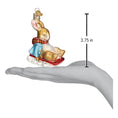 Load image into Gallery viewer, Peter Rabbit On Sled Ornament - Southlake Paws