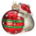 Load image into Gallery viewer, Playful Christmas Mouse Ornament - Southlake Paws
