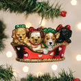 Load image into Gallery viewer, Puppies In A Basket Ornament - Southlake Paws