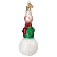 Load image into Gallery viewer, Piglet On Snowball Ornament