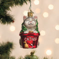 Load image into Gallery viewer, Catnip Cat Ornament