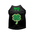 Load image into Gallery viewer, ✨ Gold Trim Clover Dog Tee with Sequin Bow