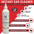 Load image into Gallery viewer, Instant Ear Cleaner For Dogs 12 oz or 1 gallon - Professional Size - Removes Wax and Odor