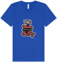 Load image into Gallery viewer, This Mama Loves Her Boy Unisex V-Neck Shirt