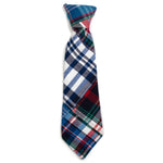 Blue Multi Patch Madras Neck Tie
