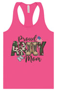 Load image into Gallery viewer, Proud Army Mom Women's Racerback Tank