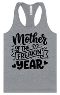 Load image into Gallery viewer, Mother of the Freakin Year Women's Racerback Tank