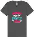 Load image into Gallery viewer, Mommy of the Pawty Girl Unisex V-Neck Shirt