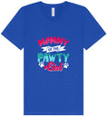 Load image into Gallery viewer, Mommy of the Pawty Girl Unisex V-Neck Shirt