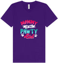 Load image into Gallery viewer, Mommy of the Pawty Girl Unisex V-Neck Shirt