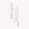 Load image into Gallery viewer, 'Powder Rose' - Hands Free Braided LeashÂ
