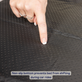 Load image into Gallery viewer, PupProtector™ Faux Leather Memory Foam Dog Car Bed - Slate Gray