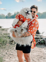 Clay Hibiscus BBQ Shirt