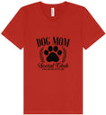 Load image into Gallery viewer, Dog Mom Social Club Unisex V-Neck Shirt