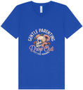Load image into Gallery viewer, Gentle Parenting Drop Out Unisex V-Neck Shirt