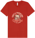Load image into Gallery viewer, Gentle Parenting Drop Out Unisex V-Neck Shirt