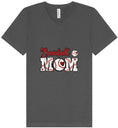 Load image into Gallery viewer, Baseball Mom Unisex V-Neck Shirt