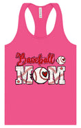 Load image into Gallery viewer, Baseball Mom Women's Racerback Tank