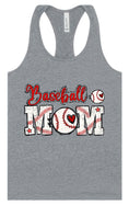 Load image into Gallery viewer, Baseball Mom Women's Racerback Tank