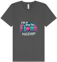 Load image into Gallery viewer, F Bomb Mom Unisex V-Neck Shirt