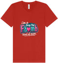 Load image into Gallery viewer, F Bomb Mom Unisex V-Neck Shirt