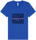 Load image into Gallery viewer, Raising Ballers Unisex V-Neck Shirt