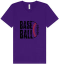 Load image into Gallery viewer, Baseball Mama Unisex V-Neck Shirt