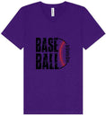 Load image into Gallery viewer, Baseball Mama Unisex V-Neck Shirt