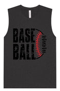 Load image into Gallery viewer, Baseball Mama Muscle Tank
