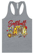 Load image into Gallery viewer, Softball Mama Women's Racerback Tank
